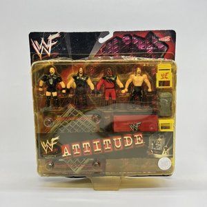 Just Toys WWF Micro Bend-Ems‎ Attitude Stone Cold Kane Edge Undertaker Toys Read